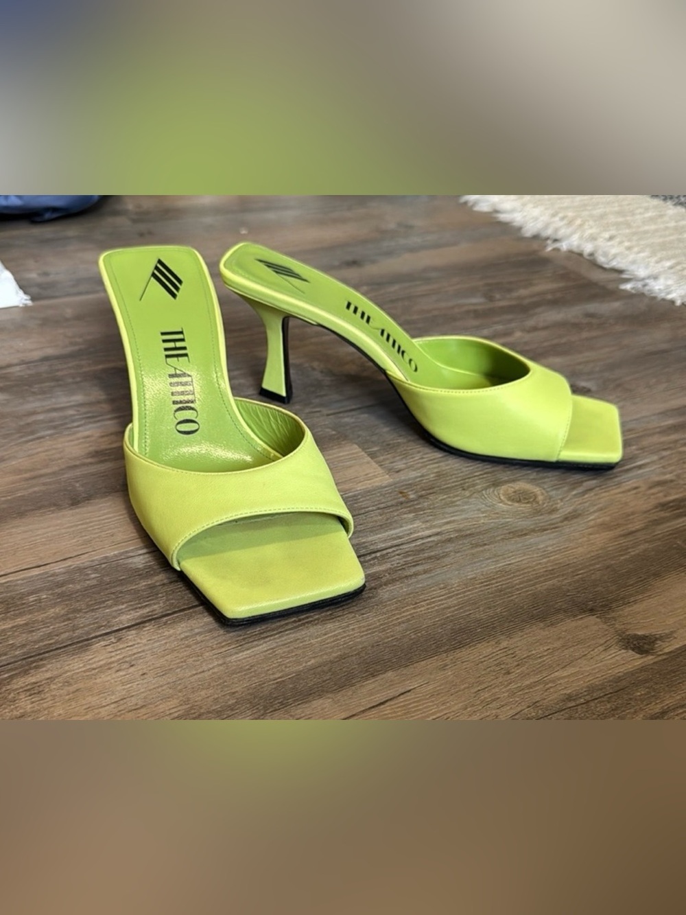 The Attico Anais Leather Mules